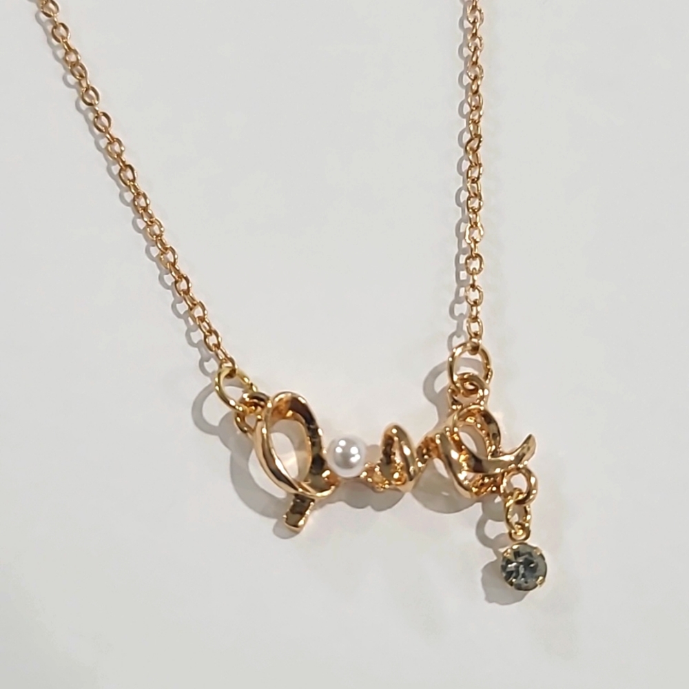 Gold Love Necklace